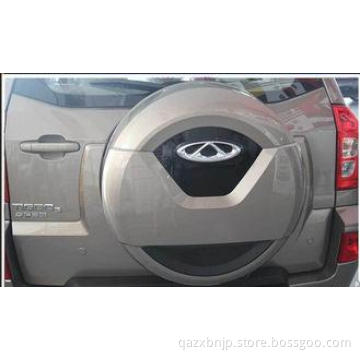 Custom Car PVC Black Spare Tire Cover For Tiggo3 / Car Spar